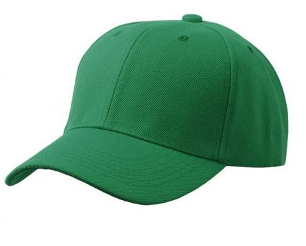  a green base ball hat